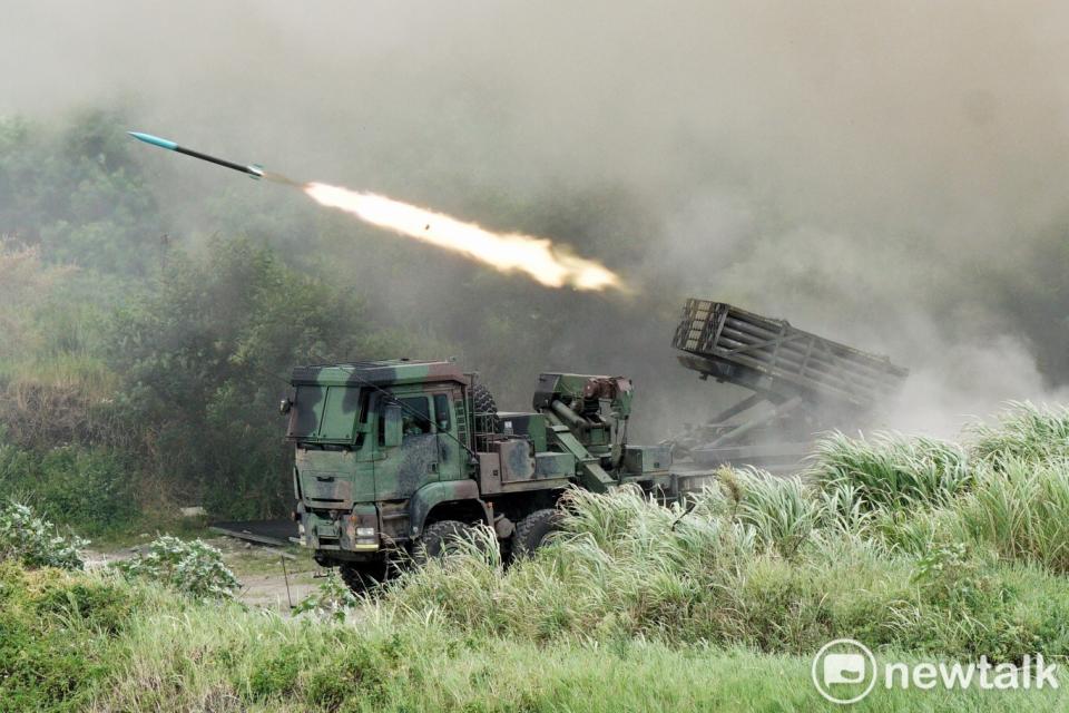 國軍雷霆2000多管火箭系統。   圖：張良一／攝（資料照）