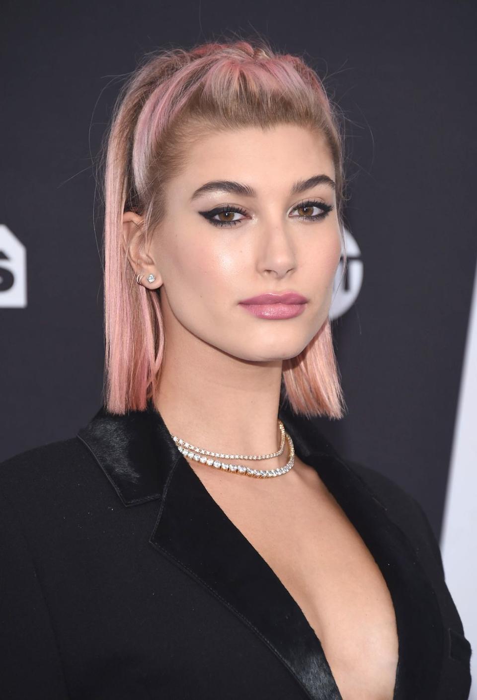 <p>If you're a big fan of millennial pink, why not try it on your hair? Your favorite celebs like Demi Lovato, Katy Perry, Kylie Jenner, Hailey Baldwin, and Kim Kardashian love the candyfloss hue.</p>