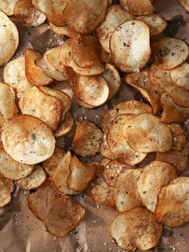 Crispy Rosemary Potato Chips