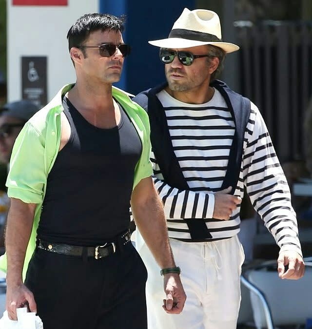 Ricky Martin y Edgar Ramirez