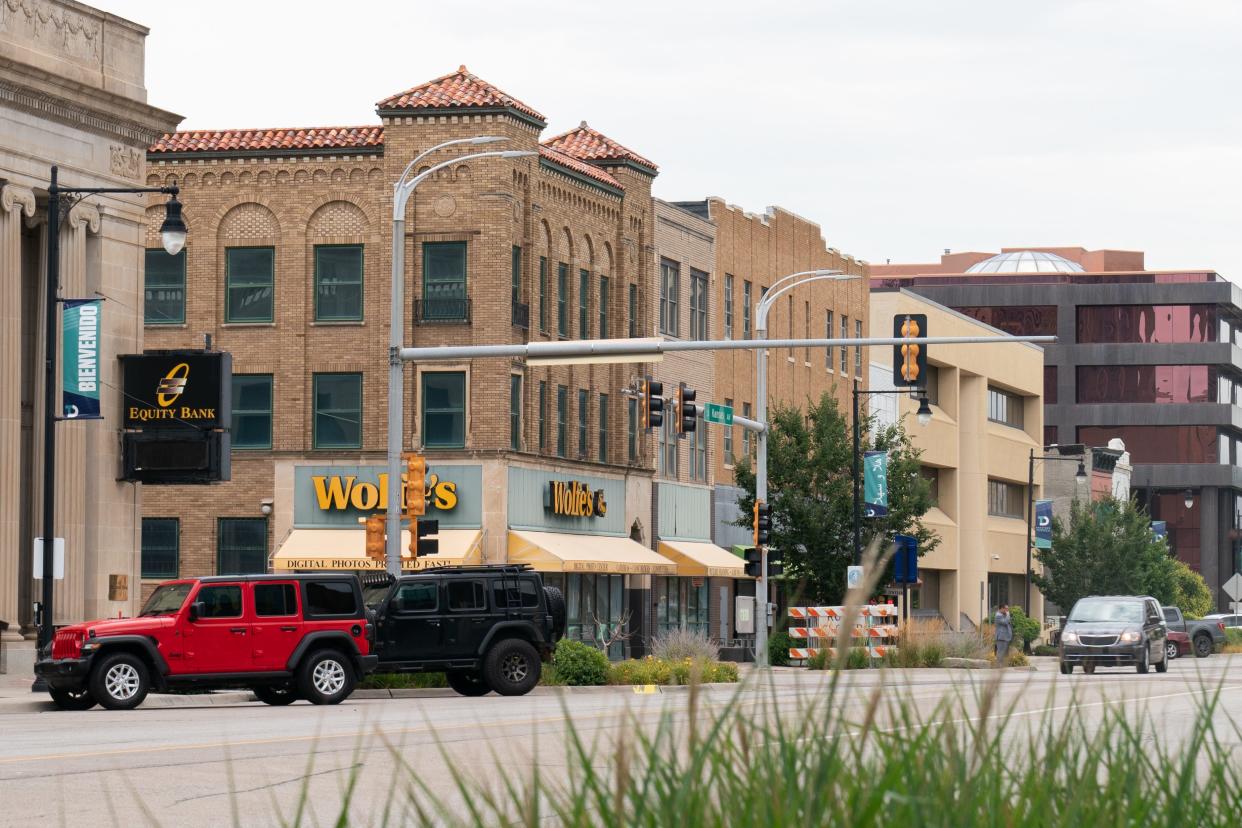 Three former storefronts encompassing 635, 633 and 627 S. Kansas Ave. will soon become the Astra Innovation Campus. The $14.5 million, 60,000-square-foot campus will house the city’s Plug and Play accelerator program and more.