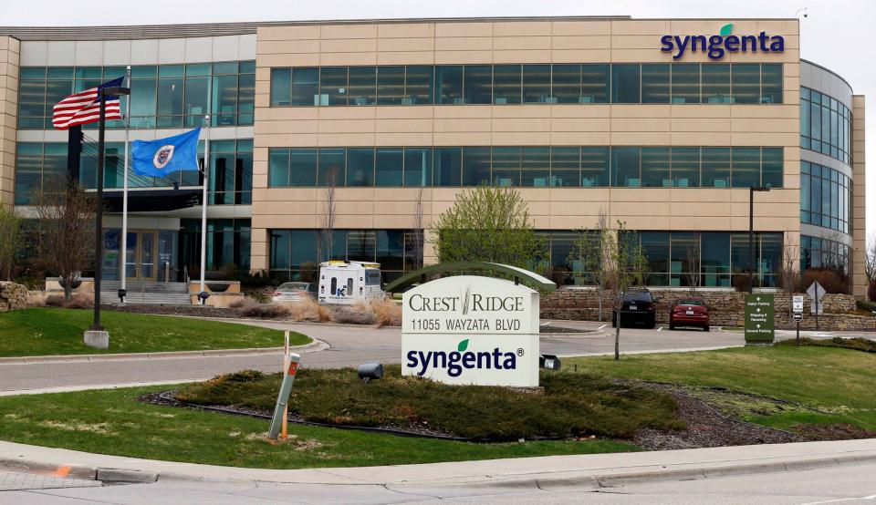 A file photo from April 2017 shows Syngenta headquarters in Minnetonka, Minn. (April 2017 file photo/The Associated Press)