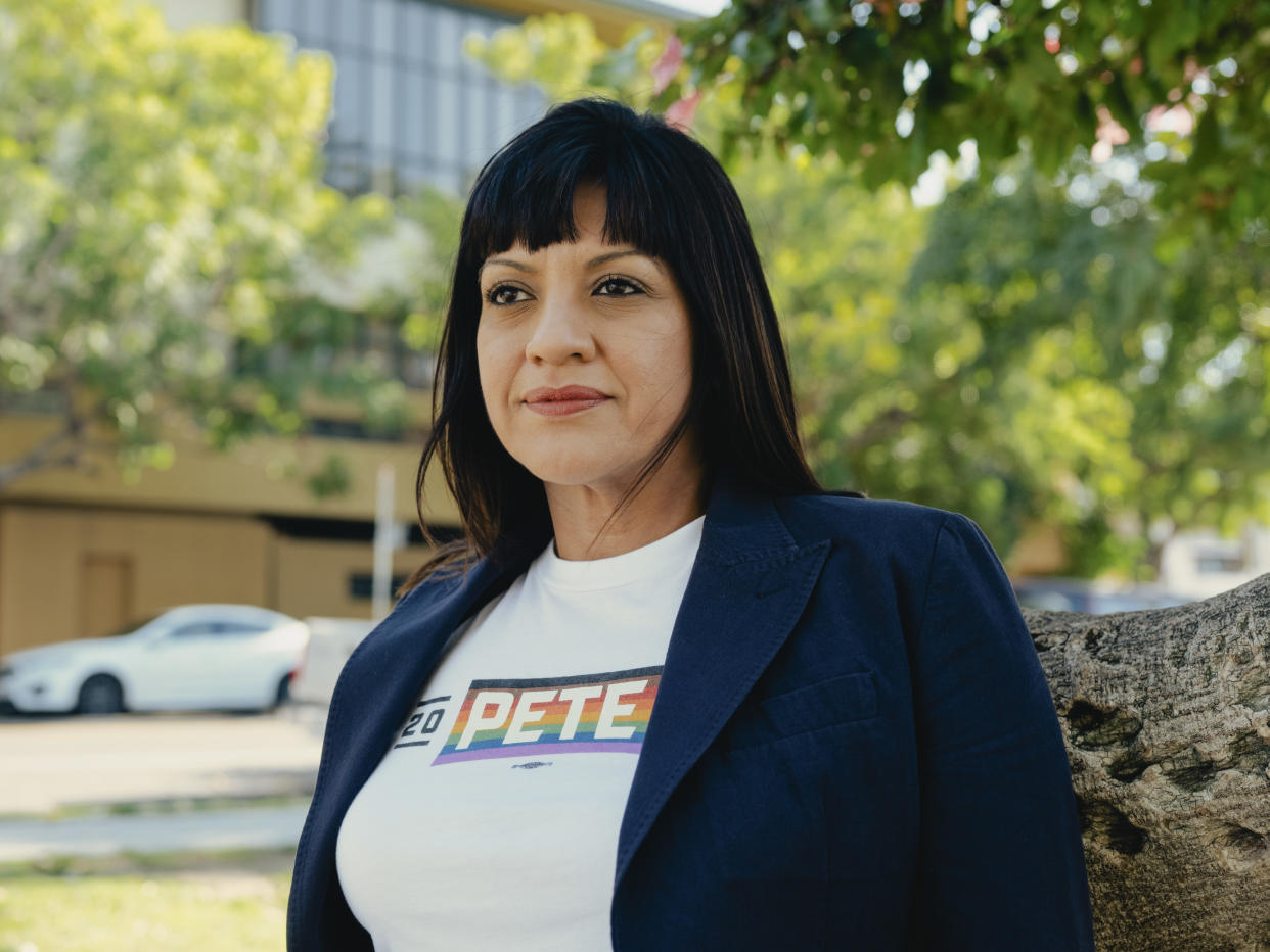 Cecilia Cabello, directora de campaña para el estado de California del exalcalde Pete Buttigieg de South Bend, Indiana, en Los Ángeles, el 15 de diciembre de 2019.