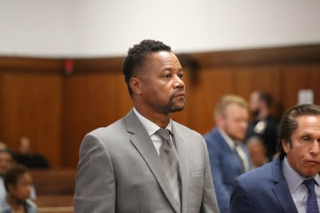 Actor Cuba Gooding Jr. appears in New York State Criminal Court in the Manhattan borough of New York