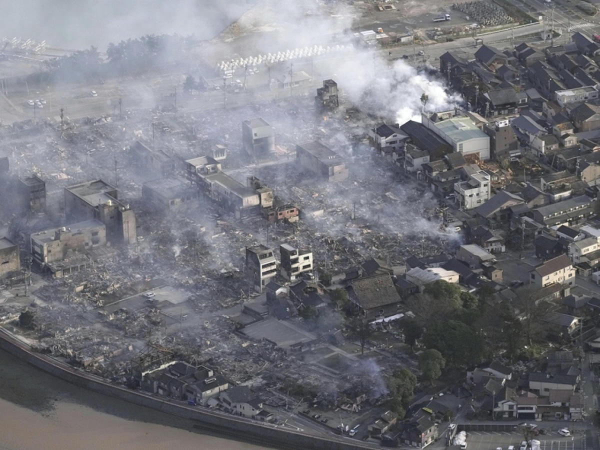 日本石川縣強烈地震增至最少8死所有海嘯警報解除