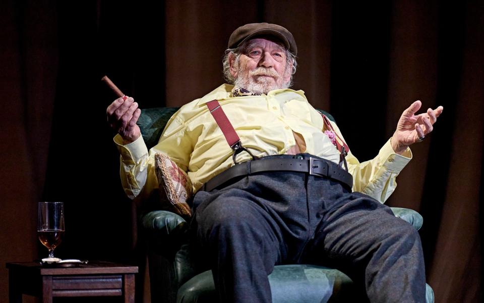 Sir Ian McKellen as Falstaff in Player Kings