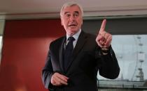 John McDonnell blames Labour's disastrous performance on a 'soft coup' by moderate MPs 