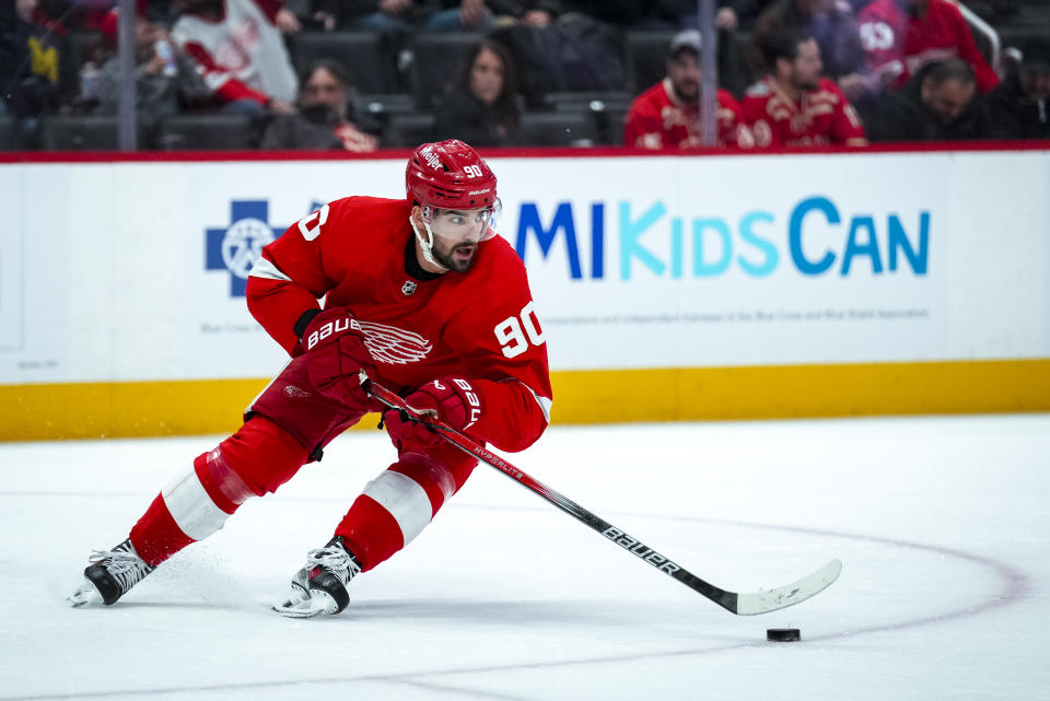 Joe Veleno is worthy of being rostered in more fantasy hockey leagues. (Photo by Nic Antaya/Getty Images)
