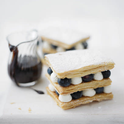 Lorraine Pascale's Lemon and Blueberry Mille Feuille: Recipe