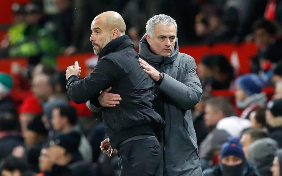 Jose Mourinho has lost two and drawn one of his Premier League matches against Pep Guardiola - PA