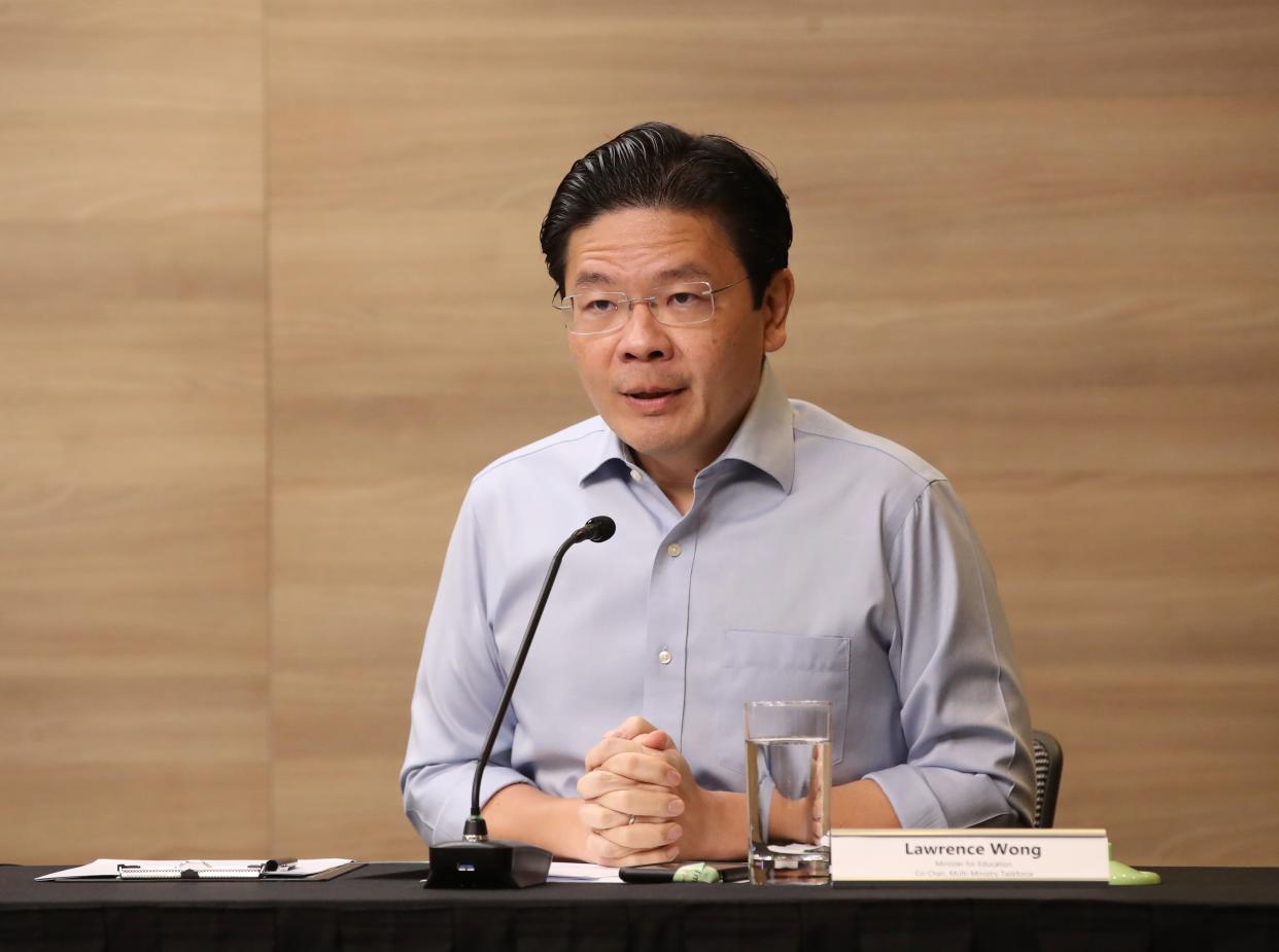 Multi-ministry taskforce co-chair Lawrence Wong.