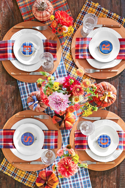 Plaid Place Settings