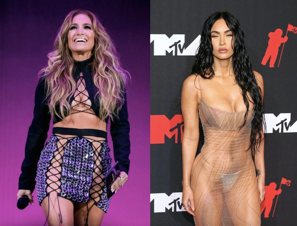 JLo and Megan Fox ensure all eyes are on them in daring outfits at the VMAs