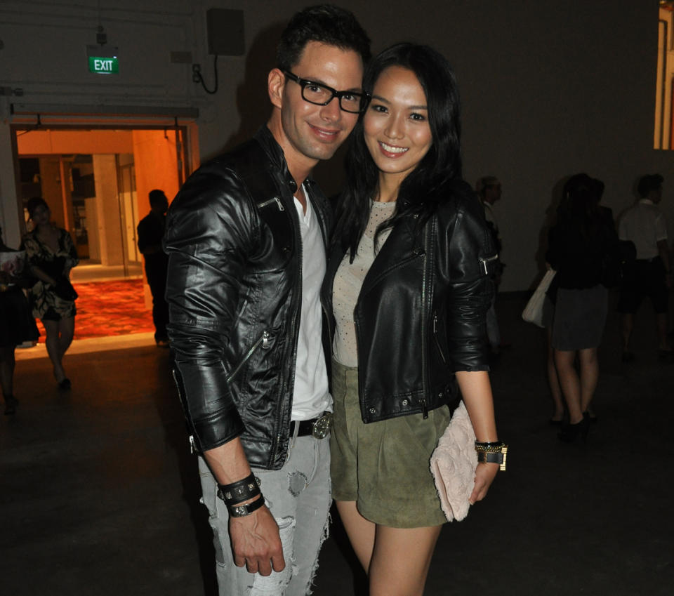 Joanne Peh, seen here with boyfriend Bobby Tonelli, is upset over Nando's terrible service. (Yahoo! file photo)