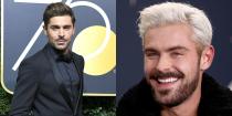 <p>Zac Efron decided to shake things up for the new year and showed off a MUCH lighter color at Sundance for the screening of his new film, <em><a href="https://www.youtube.com/watch?v=-lW6Z38HHJw" rel="nofollow noopener" target="_blank" data-ylk="slk:Extremely Wicked, Shockingly Evil, and Vile;elm:context_link;itc:0;sec:content-canvas" class="link ">Extremely Wicked, Shockingly Evil, and Vile</a></em>. </p>