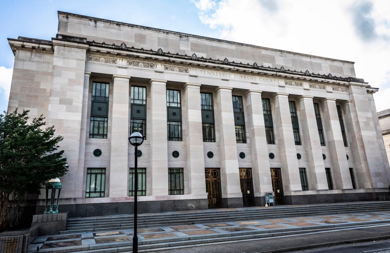 The Tennessee Supreme Court building: The building was completed in 1937 and is now on the National Register of Historic Places. It is used by the Tennessee Supreme Court, Court of Appeals and Court of Criminal Appeals, and is home to a museum of state court history. Source: https://www.tn.gov/museum