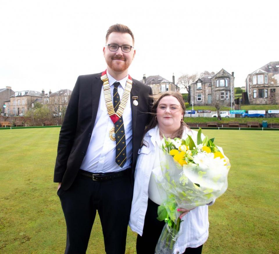 Greenock Telegraph: Lady Alice Bowling Club 2024 opening day.