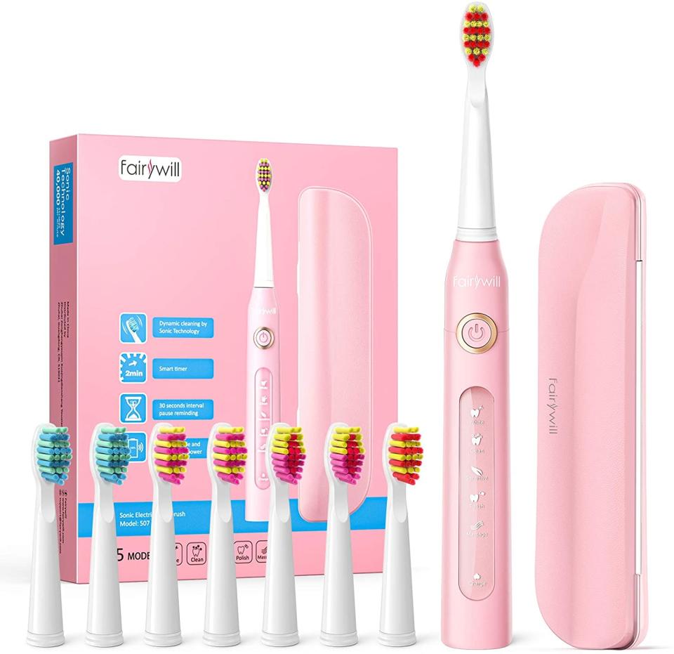 Fairywill Electric Toothbrush for Adults. Image via Amazon.