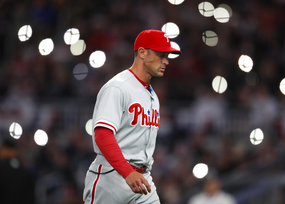 Gabe Kapler has made plenty of pitching changes already. (AP Photo/Todd Kirkland)