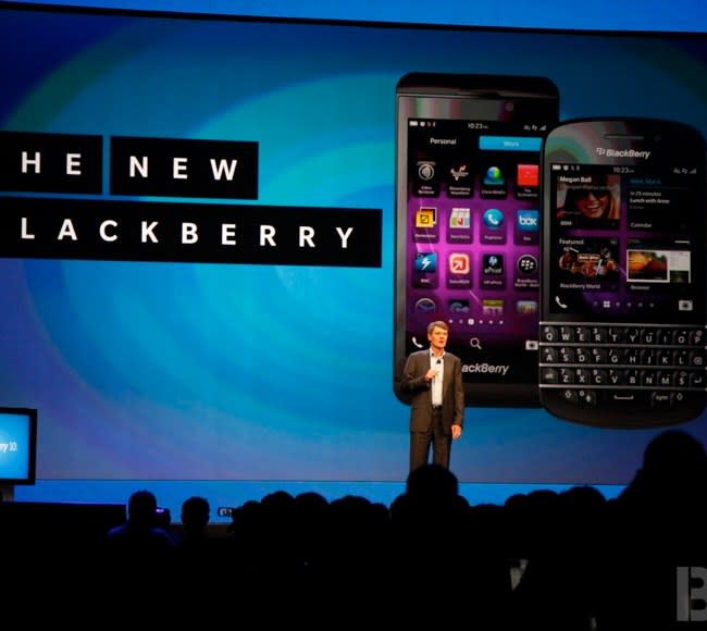 BlackBerry 10 Wall Street