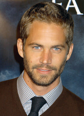 Paul Walker at the Los Angeles premeire of DreamWorks Pictures' Flags of Our Fathers