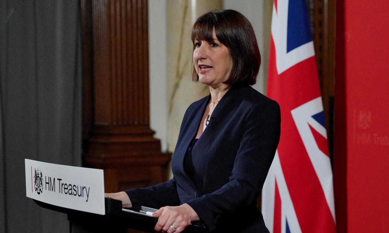 <span>The chancellor of the exchequer, Rachel Reeves, will announce the findings of her Treasury audit on Monday.</span><span>Photograph: Jonathan Brady/Reuters</span>