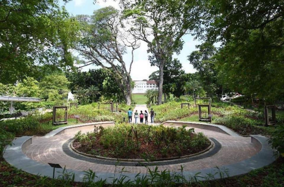 The Farquhar Garden at Fort Canning Park, named after the first Commandant of Singapore. (PHOTO: National Parks Board)