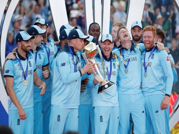 England players after winning the 2019 World Cup (file image)