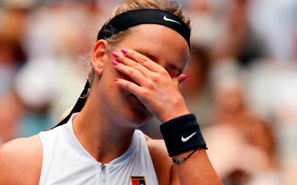 Victoria Azarenka was a double champion at the Australian Open in 2012 and 2013  - AFP