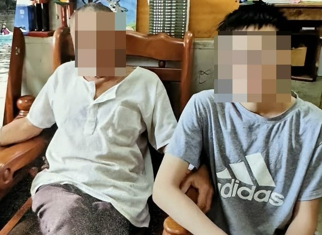 台中市賴姓18歲高中生(左)，父親(右)在生前贈與他市值5億元不動產。家屬提供