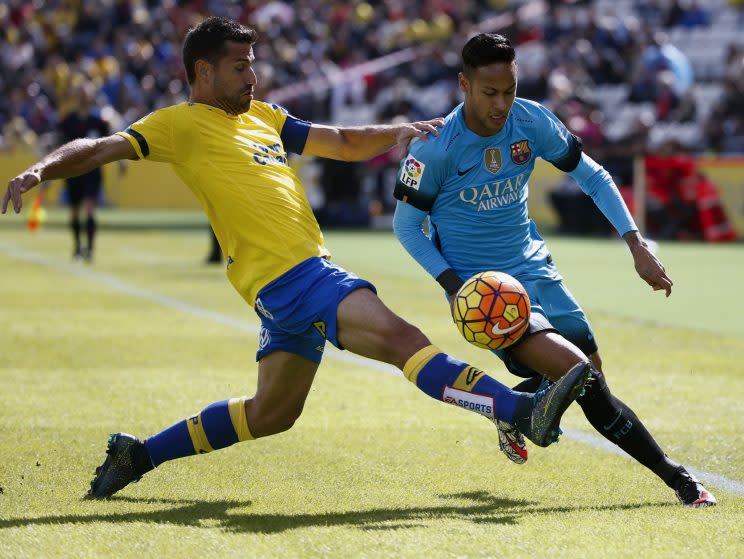 Le défenseur central espagnol de Las Palmas porte les couleurs du club depuis 13 ans et demi. (Photo Reuters)