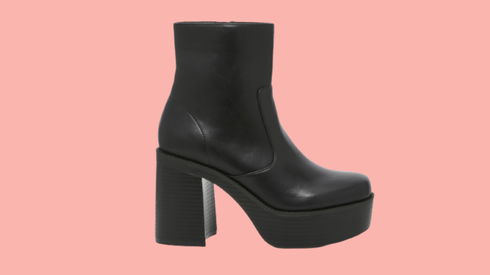 Shop the Grace Platform Bootie from Madden Girl for a retro-inspired fall look.