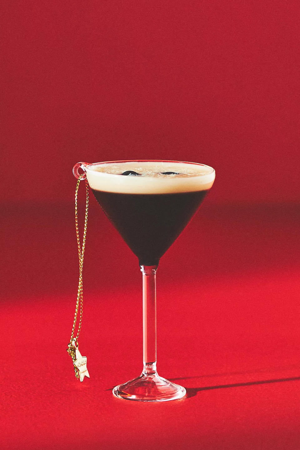 an espresso martini ornament