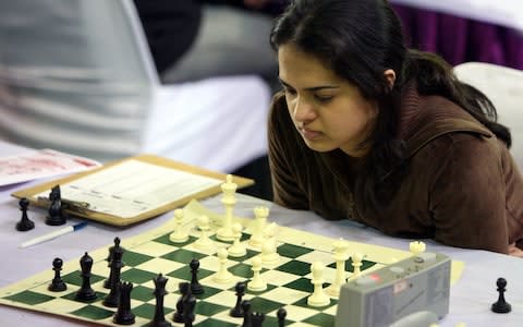 At the Parsvnath International Chess Tournament in New Delhi, 2010 - Credit:  Getty Images