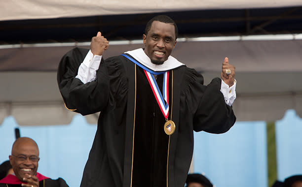 Sean "Puff Daddy" Combs at Howard University's 146th Commencement on May 10, 2014