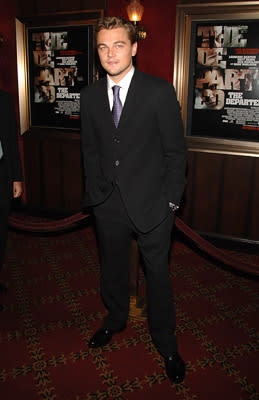 Leonardo DiCaprio at the New York premiere of Warner Bros. Pictures' The Departed