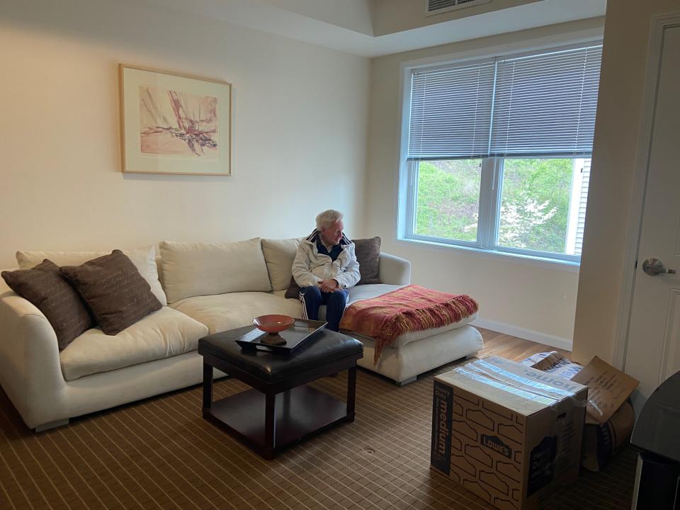 Raymond Decker moved into his new apartment in Davenport Village on May 4, 2023.