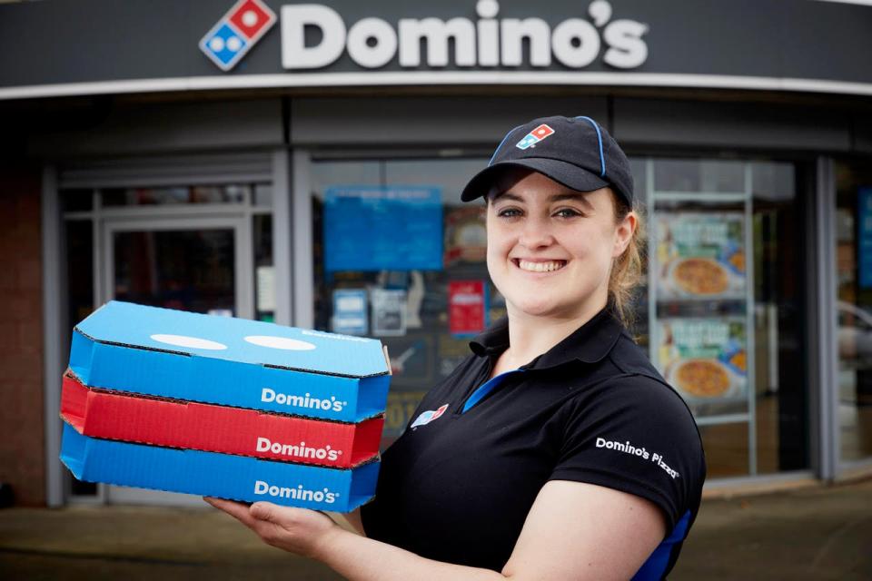 TheUK armof the pizza giant reportedsalesof £752.3 million for the six months to June 27 (Domino’s)