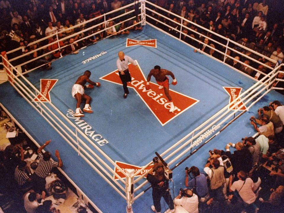 Buster Douglas and Evander Holyfield