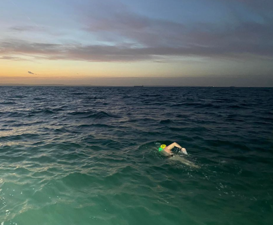 In October 2022, Holland ophthalmologist Bryan Huffman swam across the English Channel. He now has his sights set on Lake Michigan and then the rest of the Great Lakes.