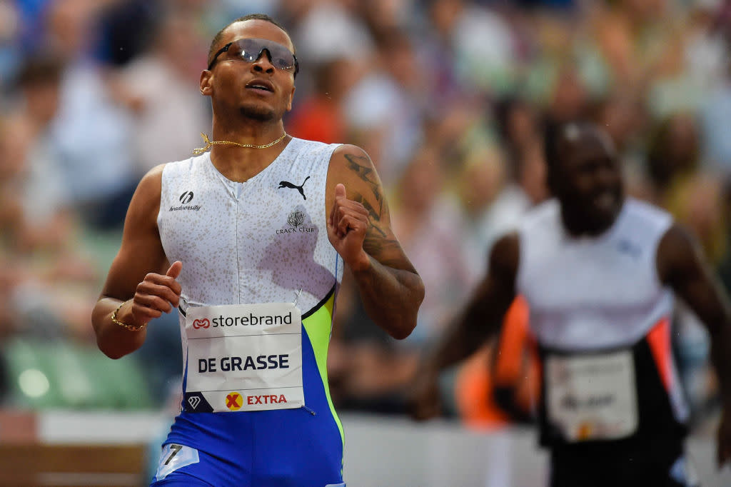 Canada's Andre De Grasse and his bid for 100m gold is one of the most fascinating storylines of the Games. (Getty)