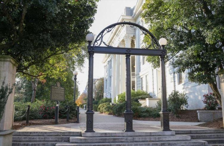 FILE - The Arch at the University of Georgia. Enrollment at UGA rose 1.4% last year, though most other schools in the University System of Georgia saw a decline in new students.