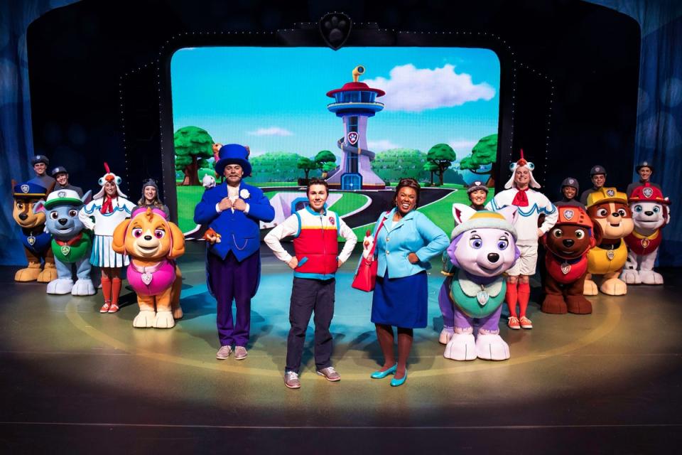 The cast of Paw Patrol Live! Race To The Rescue (Paw Patrol Live)
