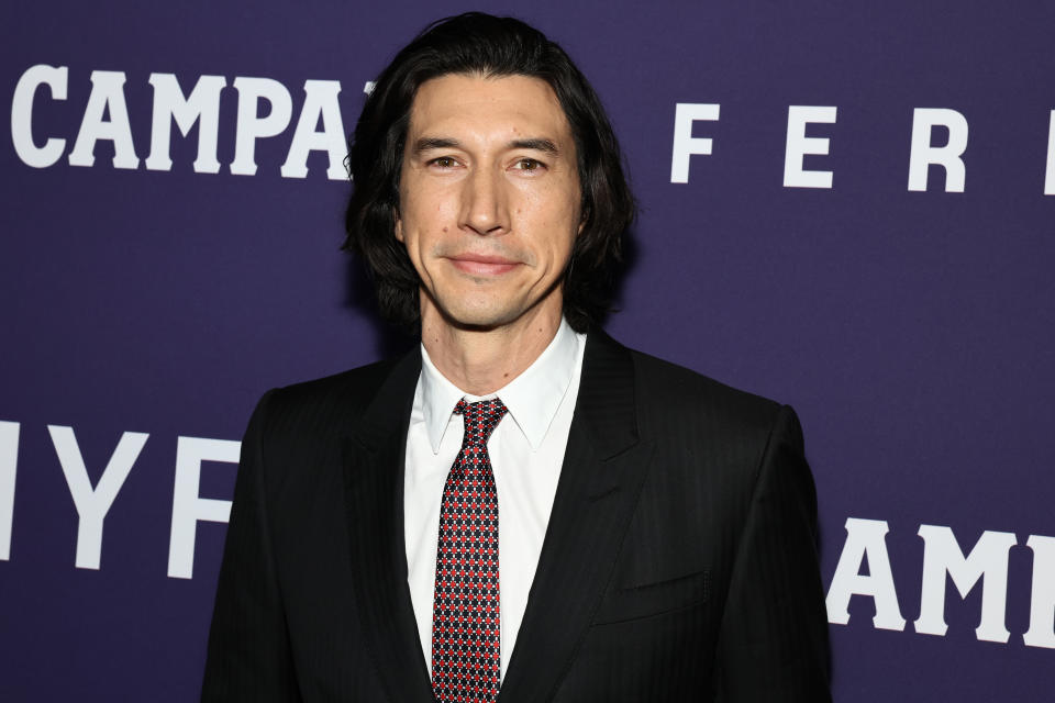 NEW YORK, NEW YORK - OCTOBER 13: Adam Driver attends the red carpet for "Ferrari" during 61st New York Film Festival at Alice Tully Hall, Lincoln Center on October 13, 2023 in New York City. (Photo by Arturo Holmes/Getty Images for FLC)