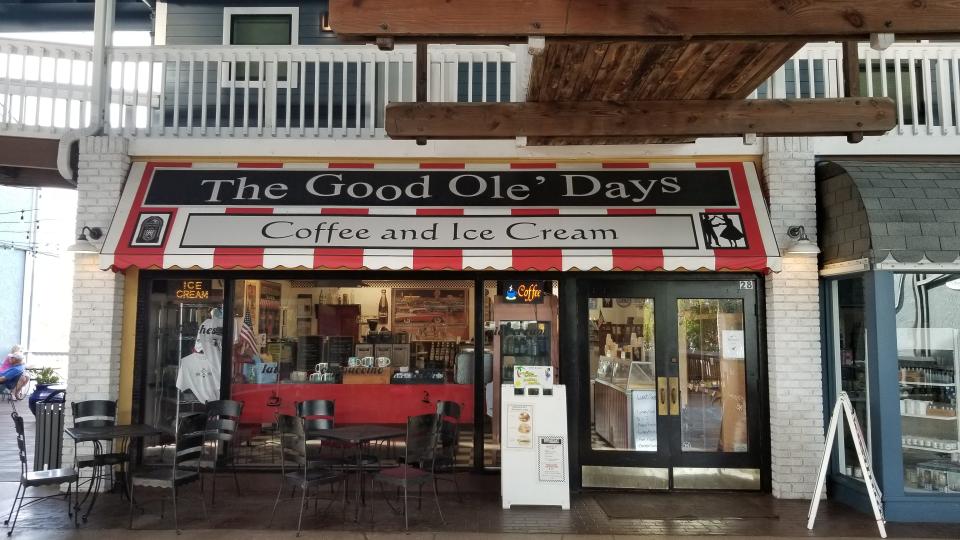Good Ole Days Coffee & Ice Cream in Fishermen's Village opens daily at 8 a.m.
