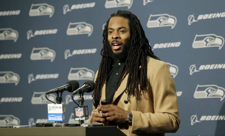 Richard Sherman will not be traded, the Seahawks say. (AP)