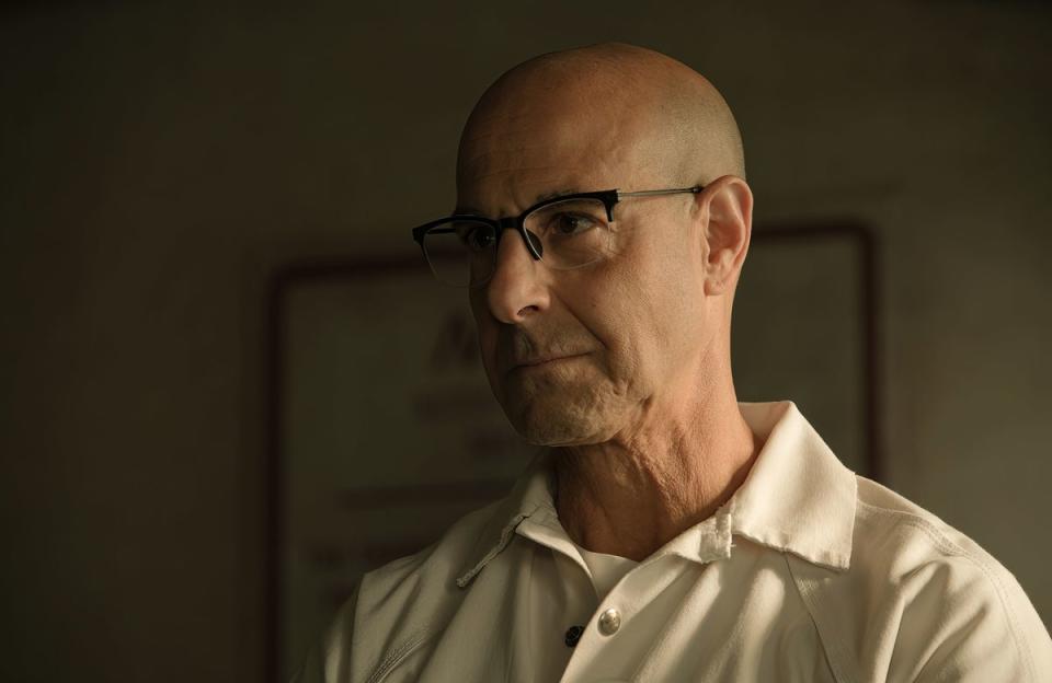 Chilling: Stanley Tucci as Jefferson Grieff (BBC/Hartswood/Kevin Baker)