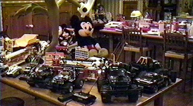 Toys, books and Disney memorabilia filled Jackson's house. Photo: Splash News