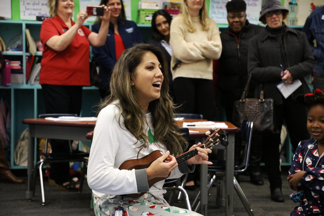 Second-grade teacher Victoria Fuata of Cunningham Creek Elementary School is one of the five finalists selected by INK! for its Teacher of the Year awards. The winning Teacher of the Year and Rookie Teacher of the Year will be announced on Jan. 20 at World Golf Village Renaissance St. Augustine Resort.