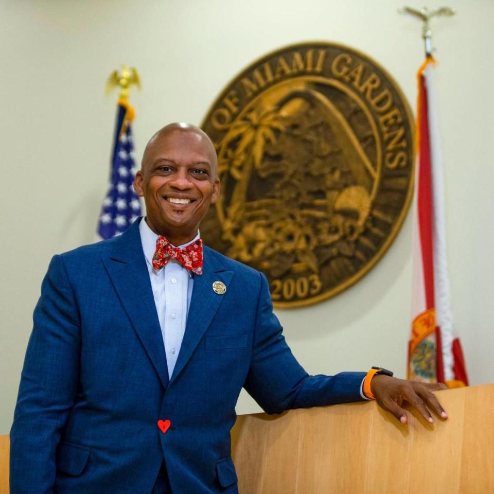 Miami Gardens Mayor Oliver Gilbert at Miami Gardens City Hall, now in his second term.